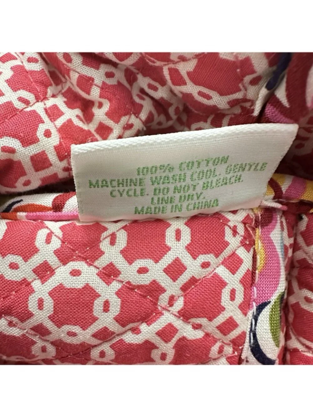 Vera Bradley Messenger Crossbody Women's Pink Courier Travel Bag Deep Pocket
